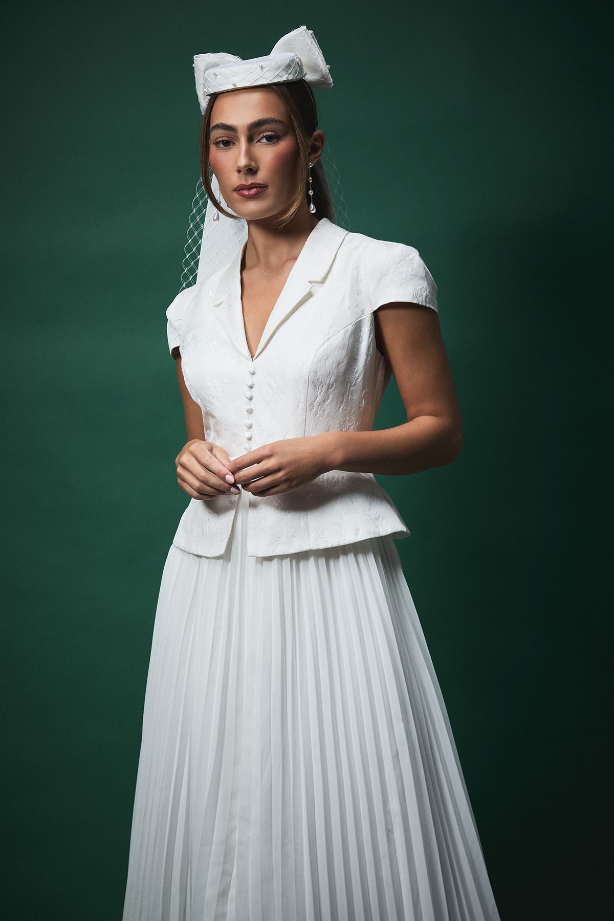 Coast Lisa Tan Two In One Wedding Dress Ivory image 4