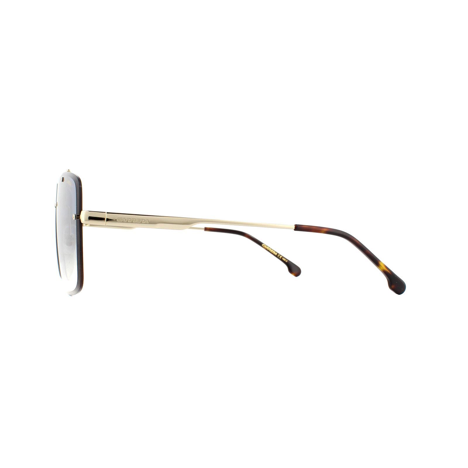Carrera Rimless Yellow Gold Dark Blue Gradient Sunglasses image 3