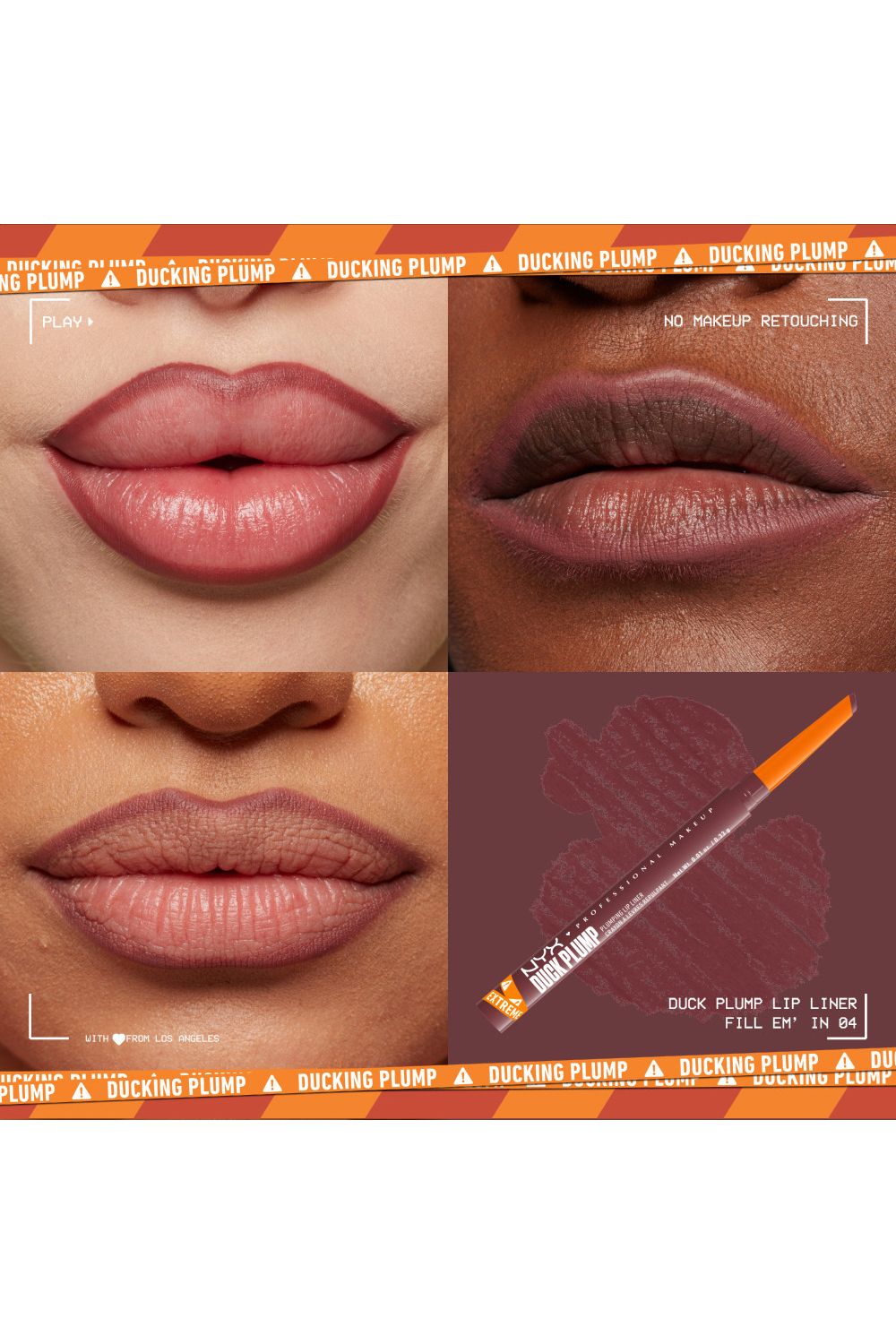 NYX Professional Makeup Duck Plump Plumping Lip Liner 0.33g Fill Em In image 4