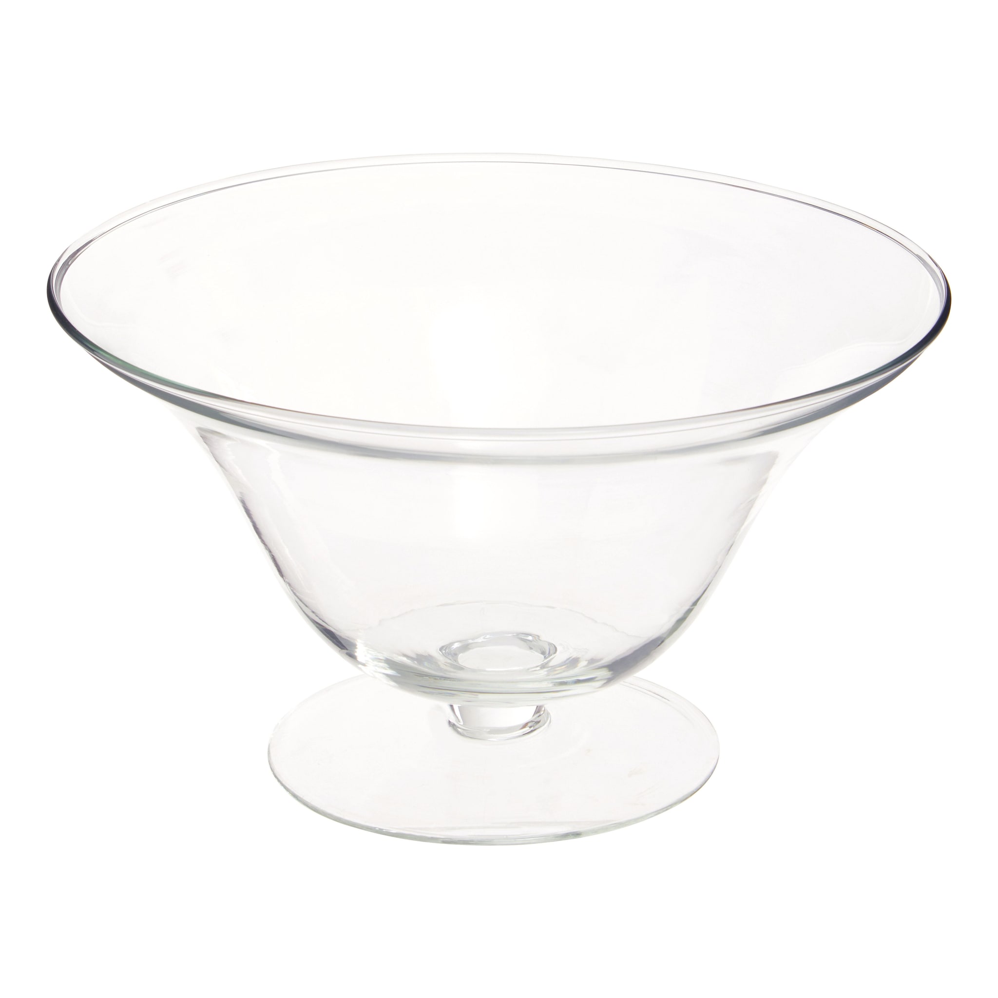 Orsina Ambra Clear Glass Fluted Bowl image 2