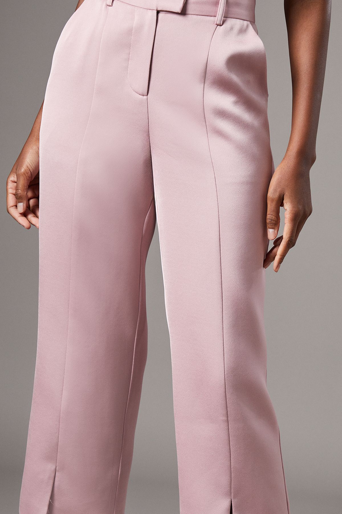 Coast Split Front Crop Trouser Blush image 4