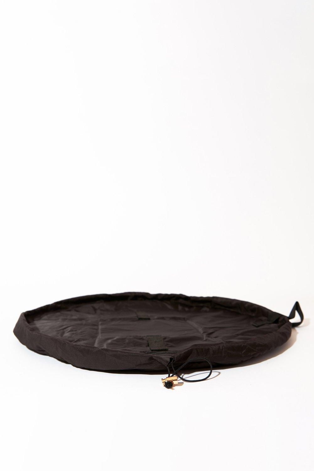 The Flat Lay Co Classic Black Open Flat Makeup Bag Black image 4