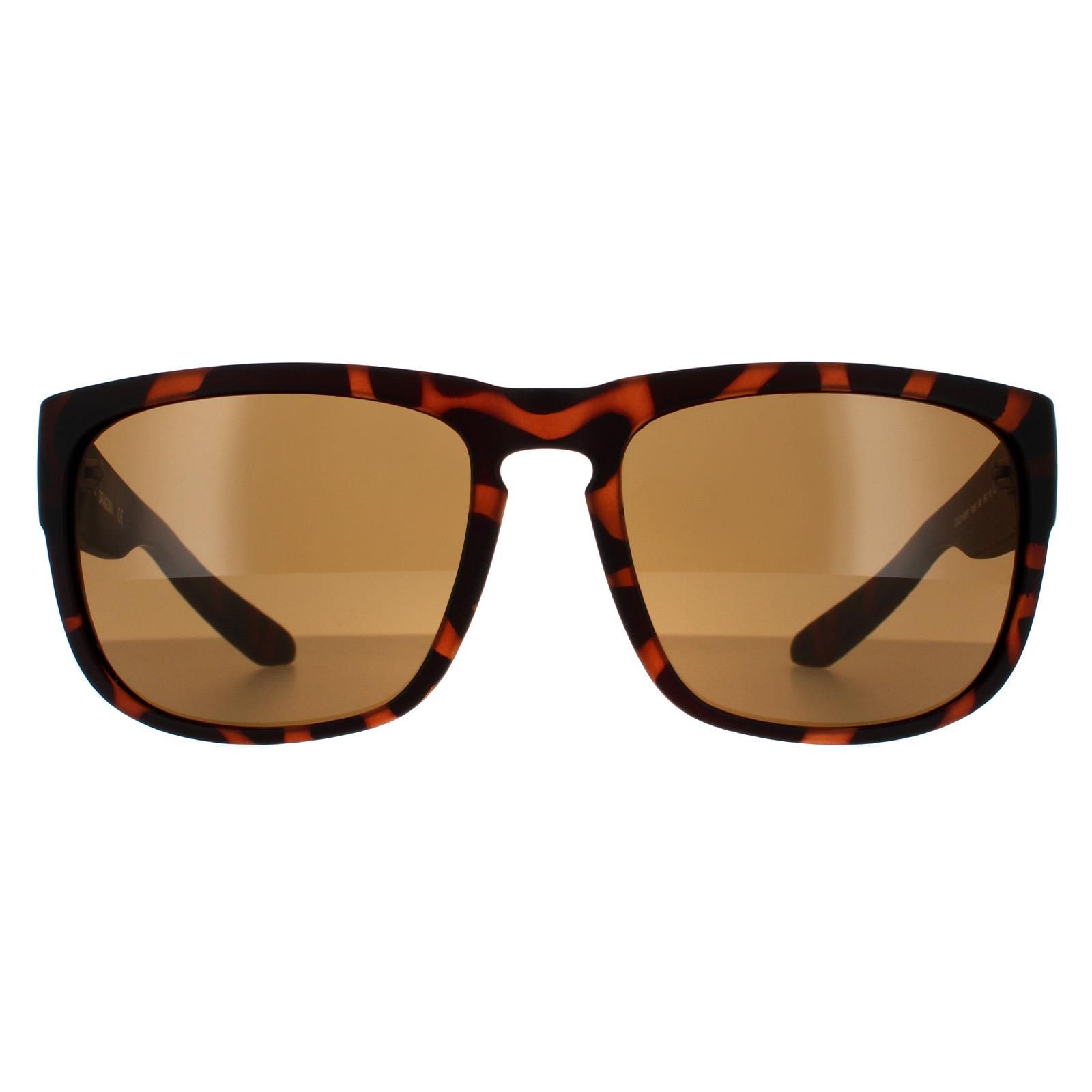 Dragon Square Matte Tortoise Bronze Sunglasses image 1