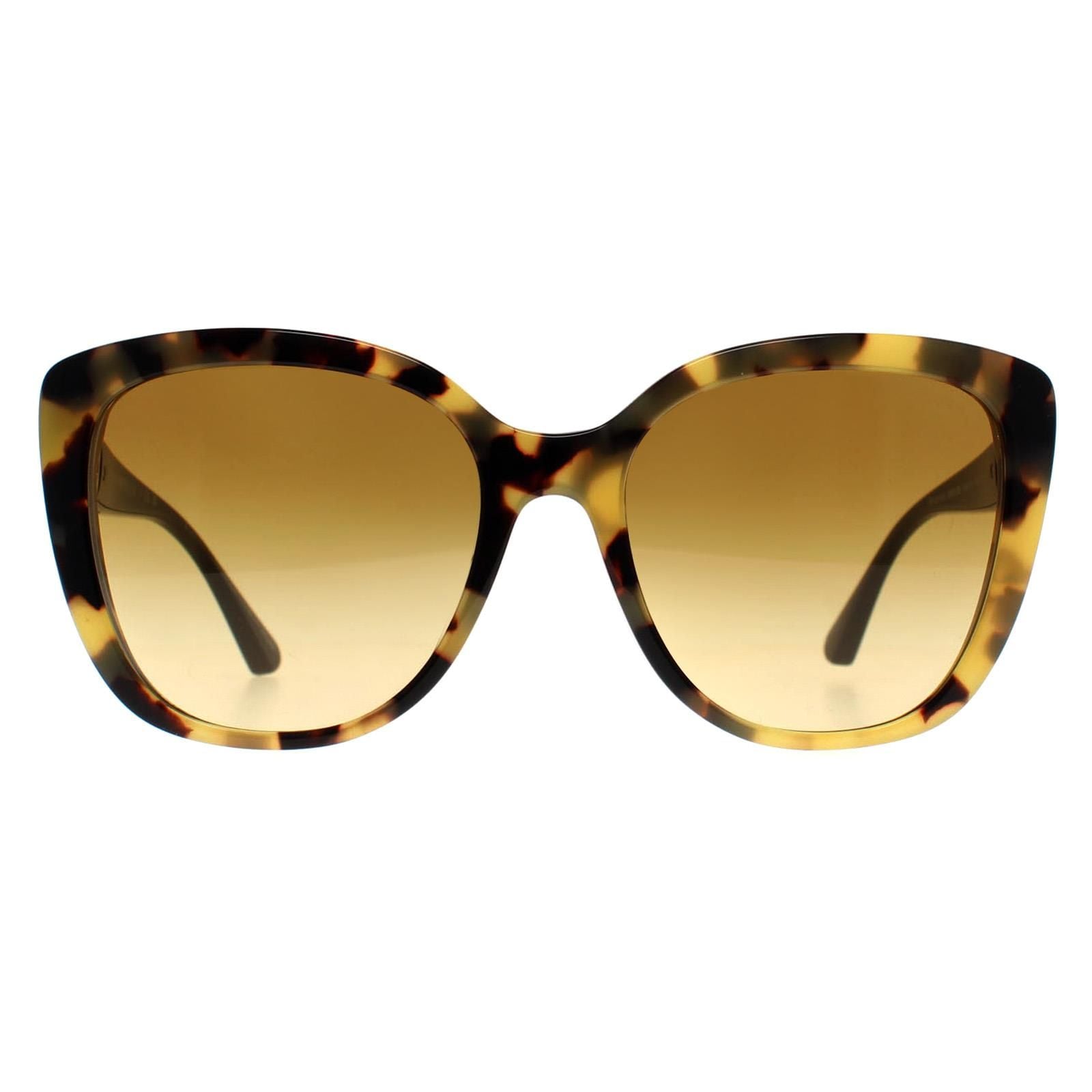 Emporio Armani Butterfly Shiny Yellow Havana Light Brown Gradient EA4214U image 1