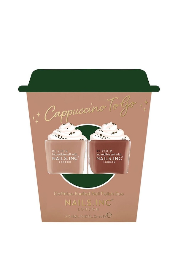 Nails Inc Cappuccino To Go Nail Polish Duo Multi