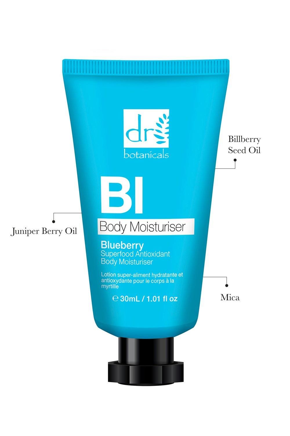 Dr. Botanicals Blueberry Superfood Antioxidant Body Moisturiser 30ml image 3