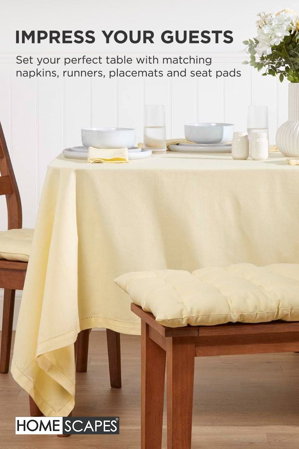 Homescapes Garden Bench Cushion Luxury 2 Seater Cotton Indoor Outdoor Pad, 108 x 42cm image 7