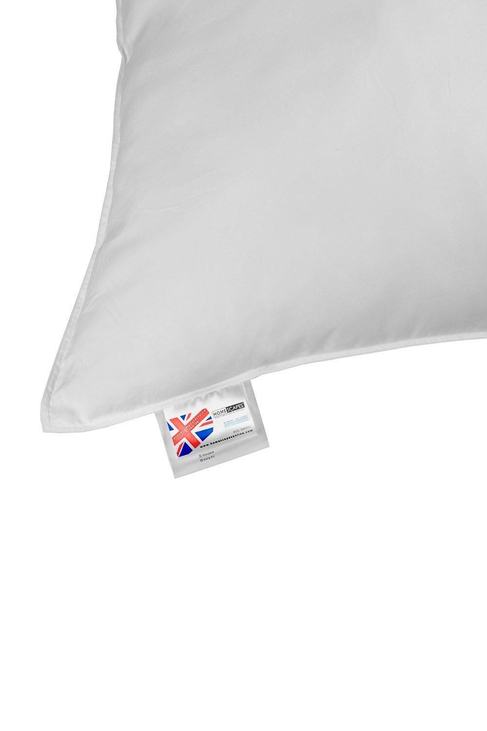 Homescapes Duck Feather & Down Euro Continental Square Pillow Pair - 80cm x 80cm image 5