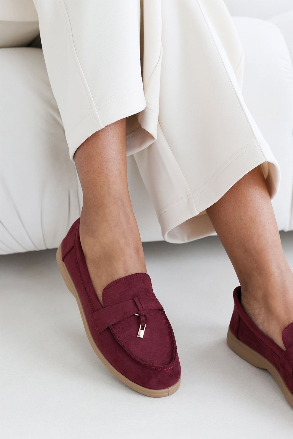 Where's That From 'Pegasus' Slip On Trim Loafers With Accessory Detailing image 3