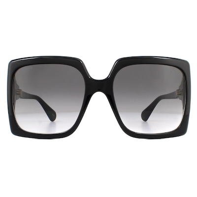 Gucci Square Black Grey Gradient Sunglasses