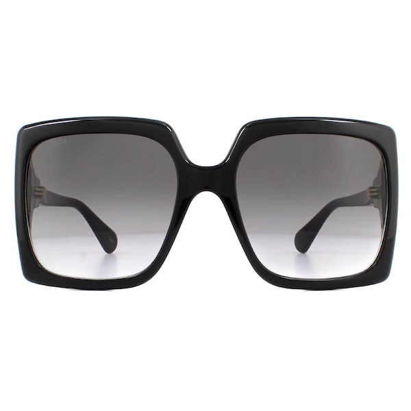 Gucci Square Black Grey Gradient Sunglasses