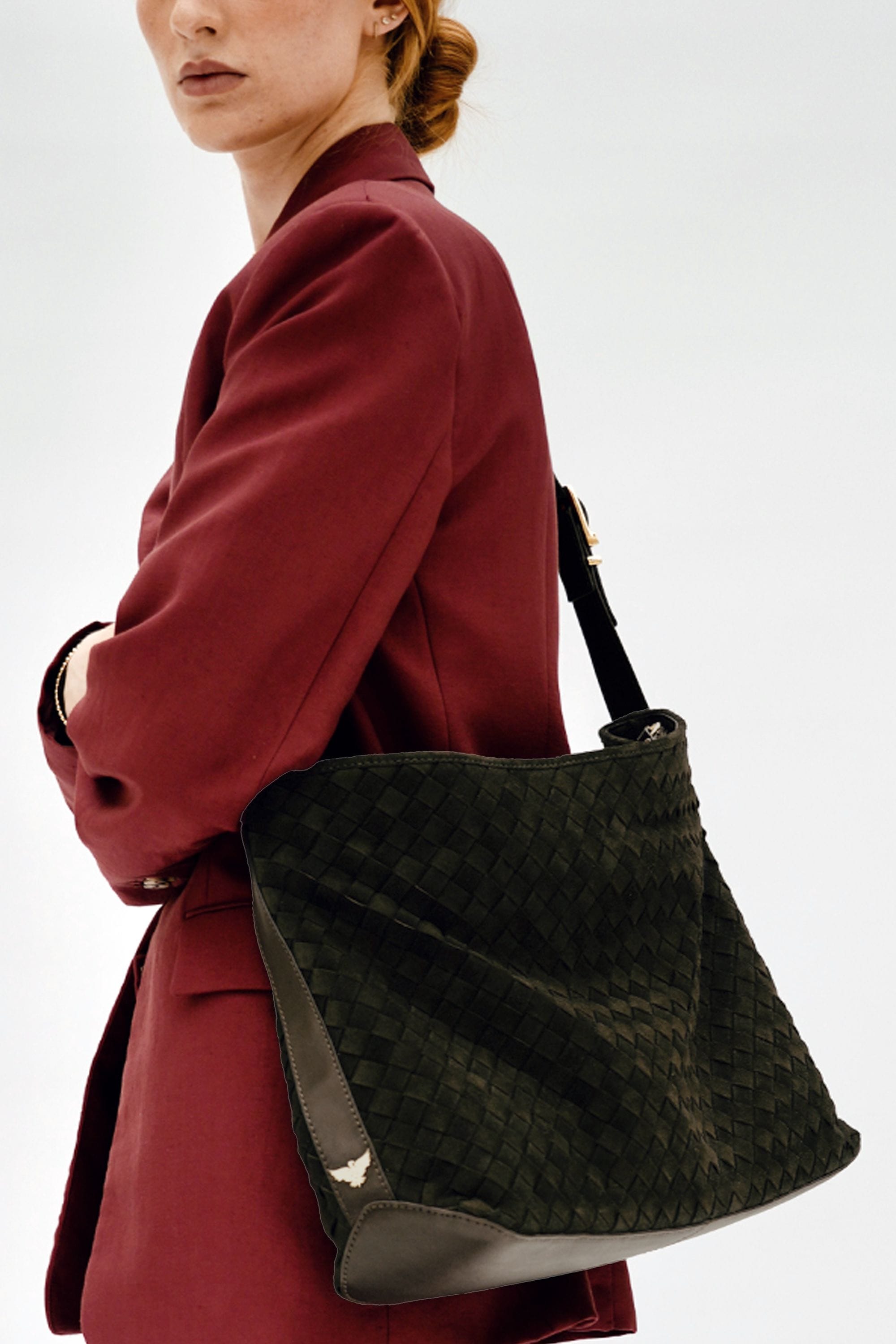 Apatchy London The Holly Chocolate Suede Bag image 2