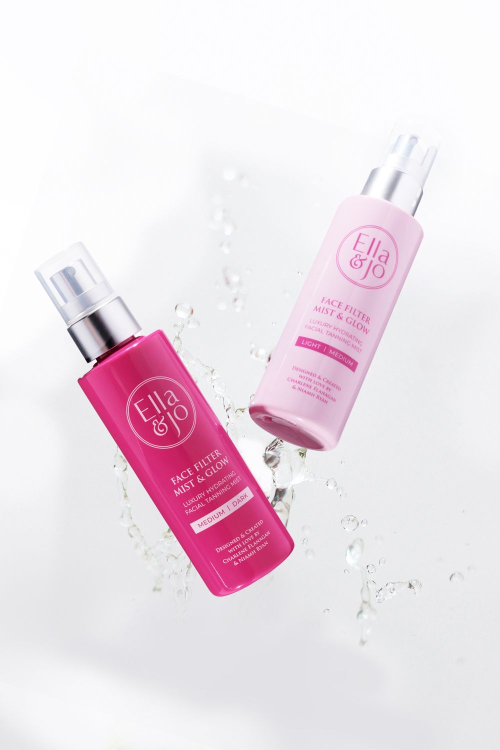 Ella & Jo Cosmetics Face Filter Mist & Glow - Tanning Mist 100ml Light Medium image 3