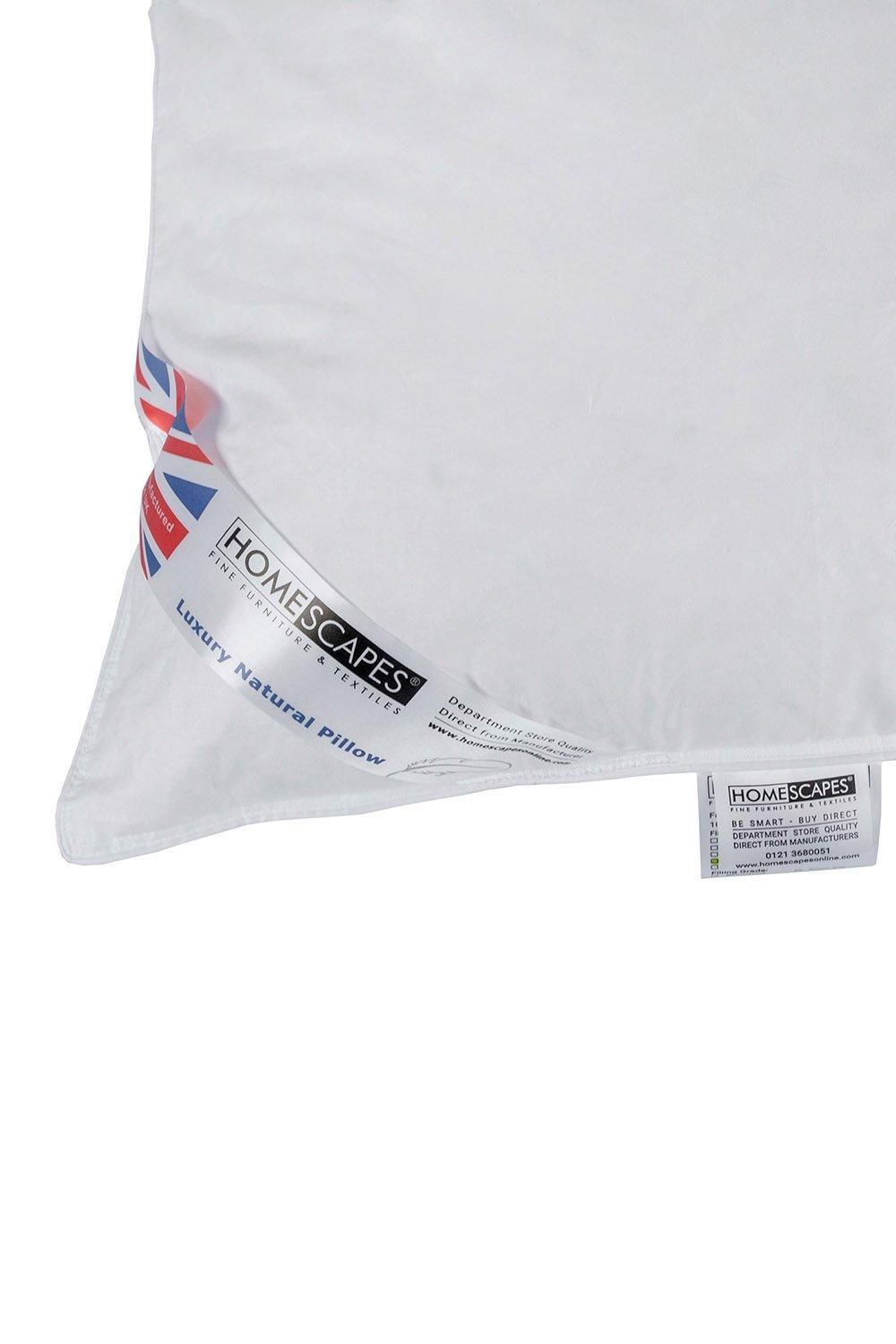 Homescapes Goose Feather & Down Lavender Pillow with Dried Lavender Insert image 4