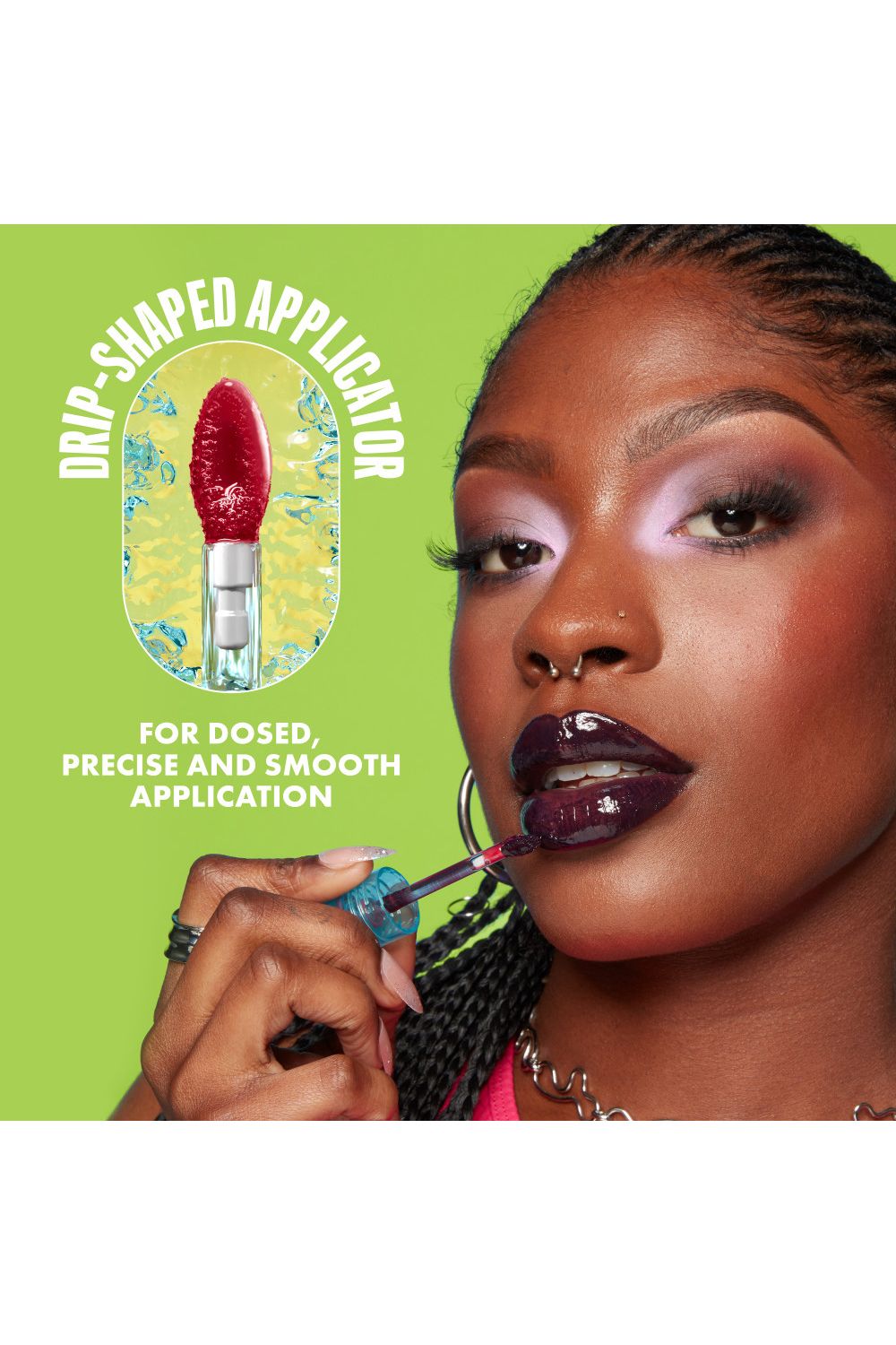 NYX Professional Makeup Lip IV Hydrating Gloss Stain, Lip Gloss 5ml Cranberry Splash image 8