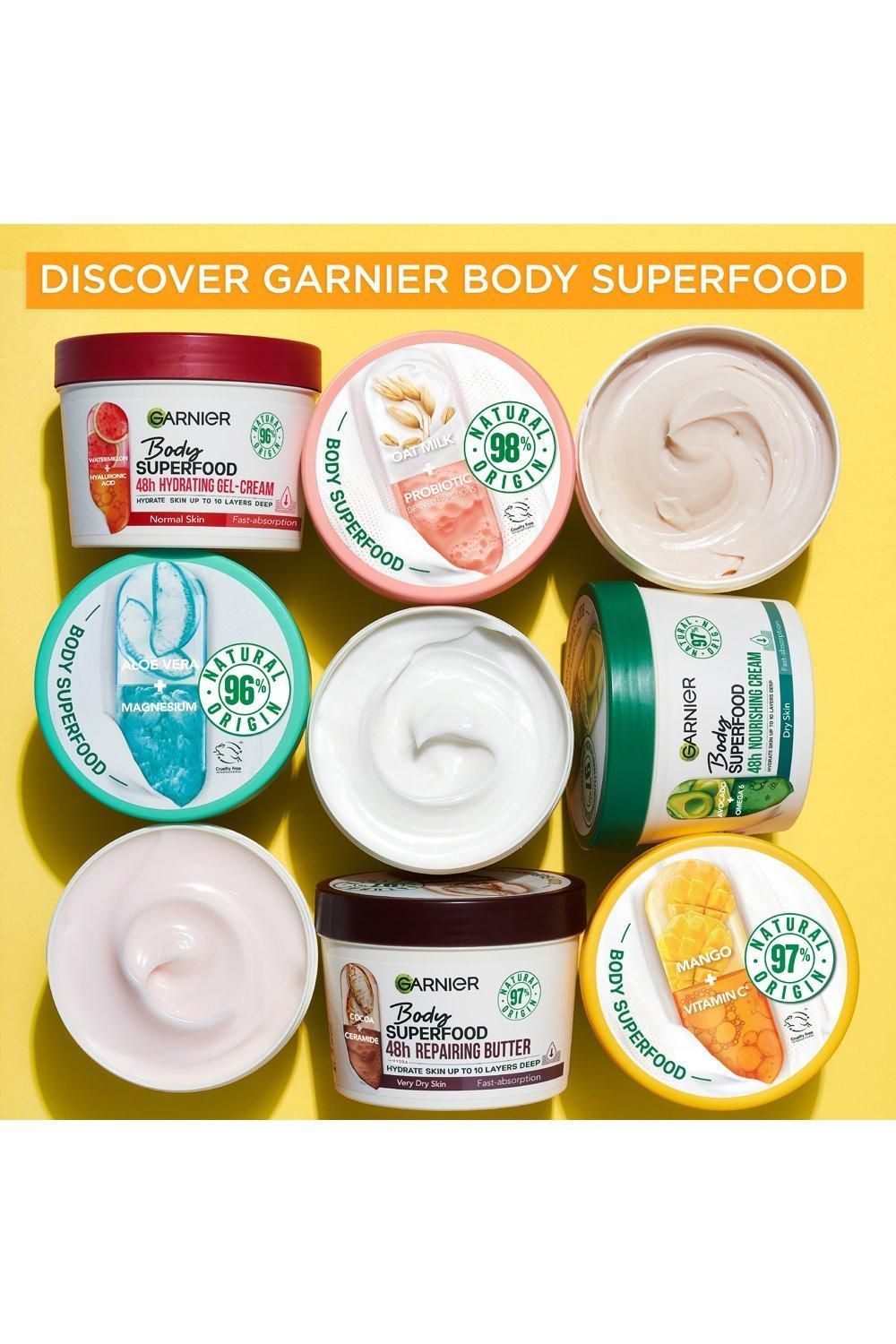 Garnier Body Superfood, Nutri Glow Body Cream, Vitamin C & Mango Multi image 6