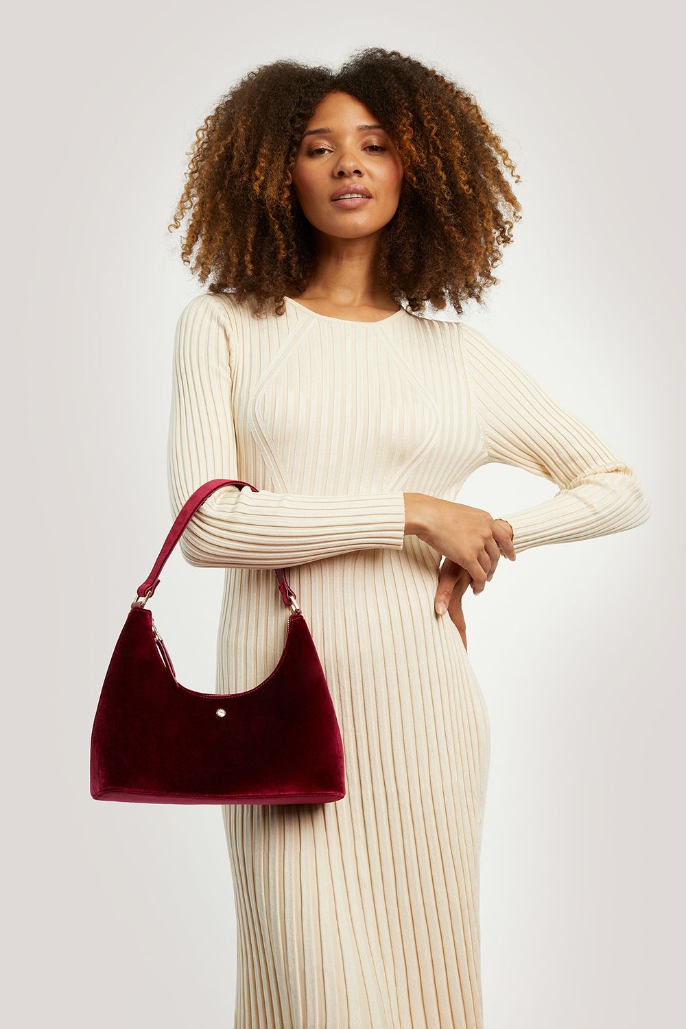 FIORELLI Vega Velvet Shoulder Bag image 5