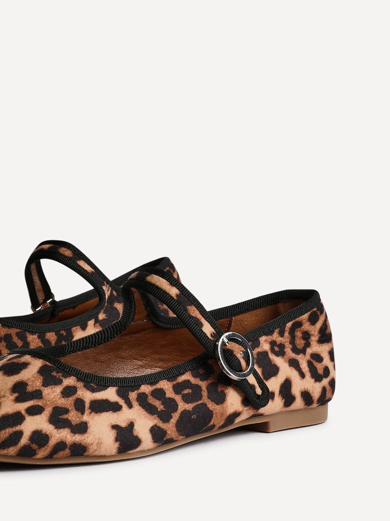 Linzi Graceful Leopard Print Ballet Pumps image 5