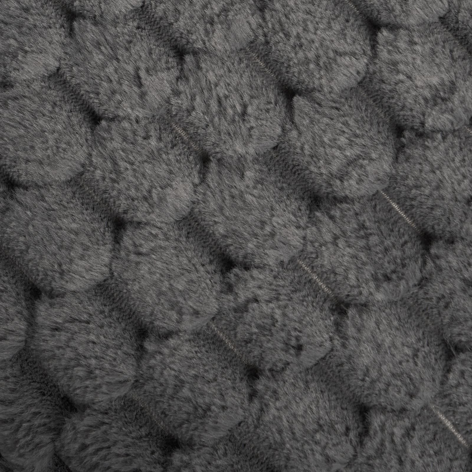 OHS 2 Pack Waffle Faux Fur Filled Cushion Covers - 45 x 45cm image 6