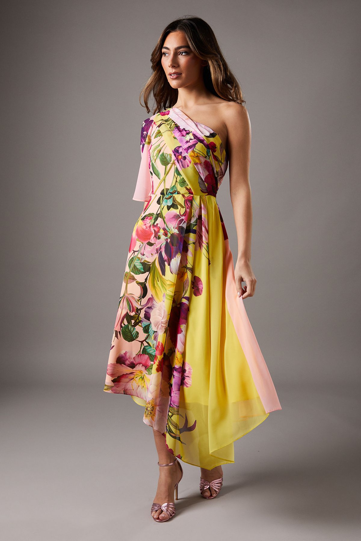 Anthropologie Embroidered Anthropologie Shift Dress Printed Shift Dress  With Flowing Sleeves  Blossom Elle