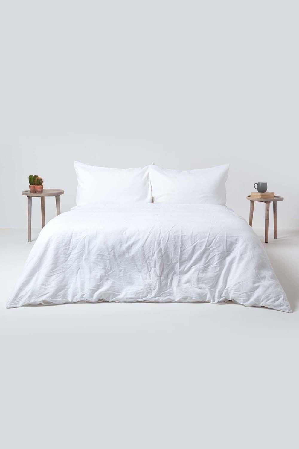 Homescapes Linen Housewife Pillowcase, Standard image 5