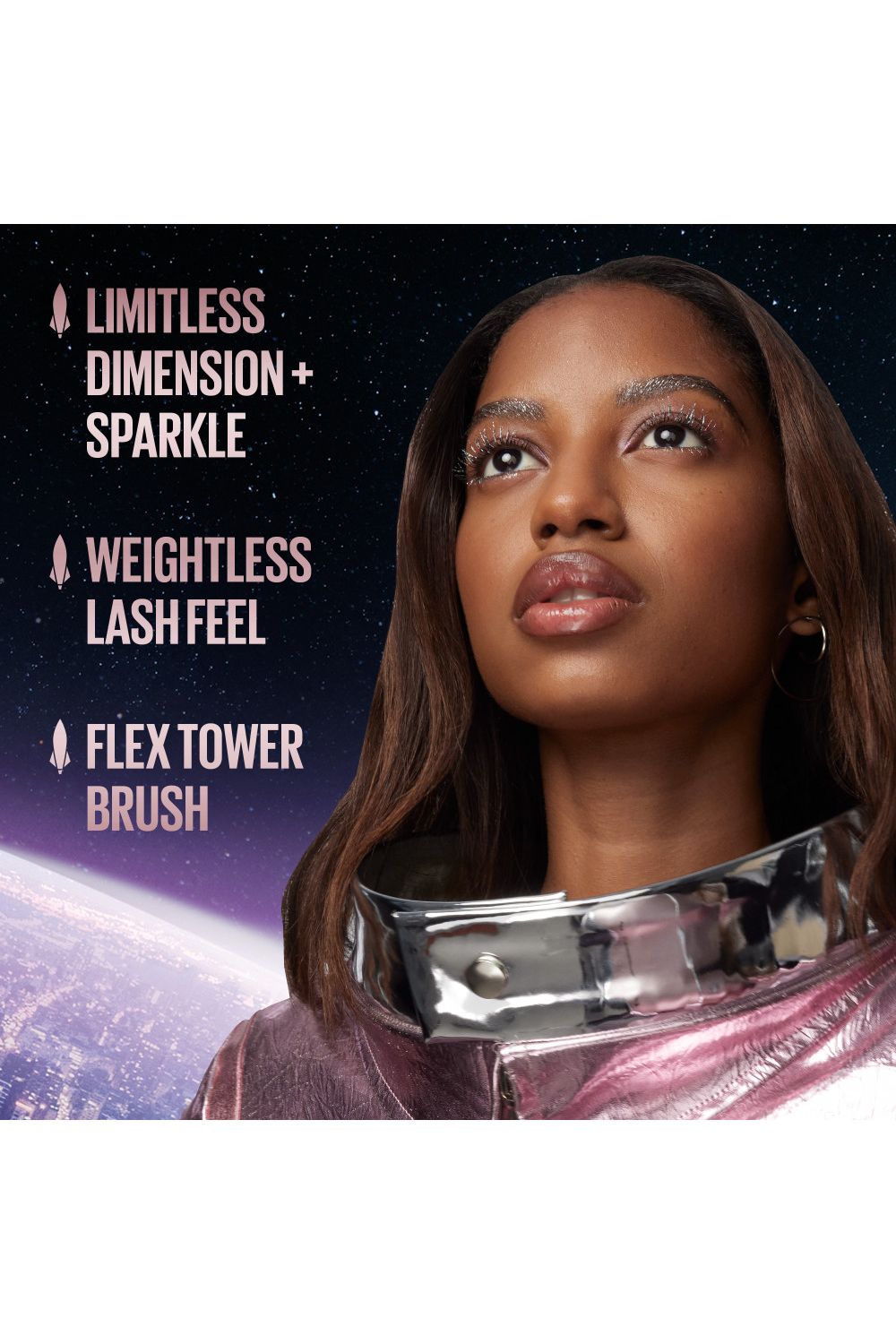 Maybelline Sky High Mascara - Space Diamond (Glitter) Space Diamond image 6