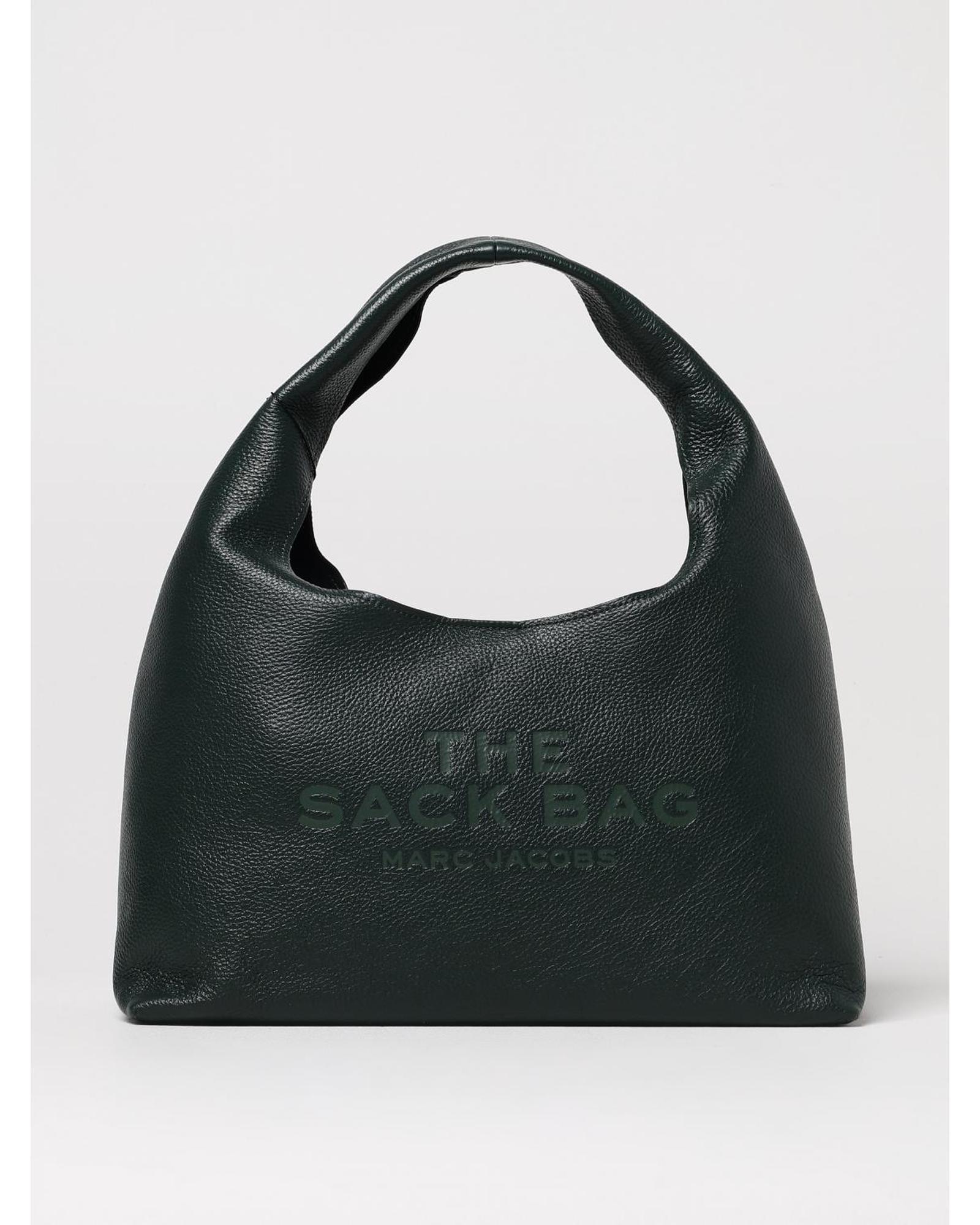 Marc Jacobs The Sack Bag Leather Shoulder Bag Wo - Green image 1