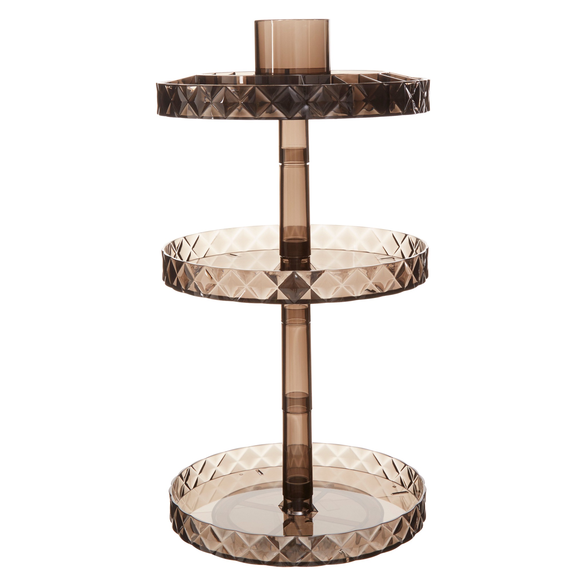 Orsina Beauty Three Tier Revolving Cosmetics Organiser image 2