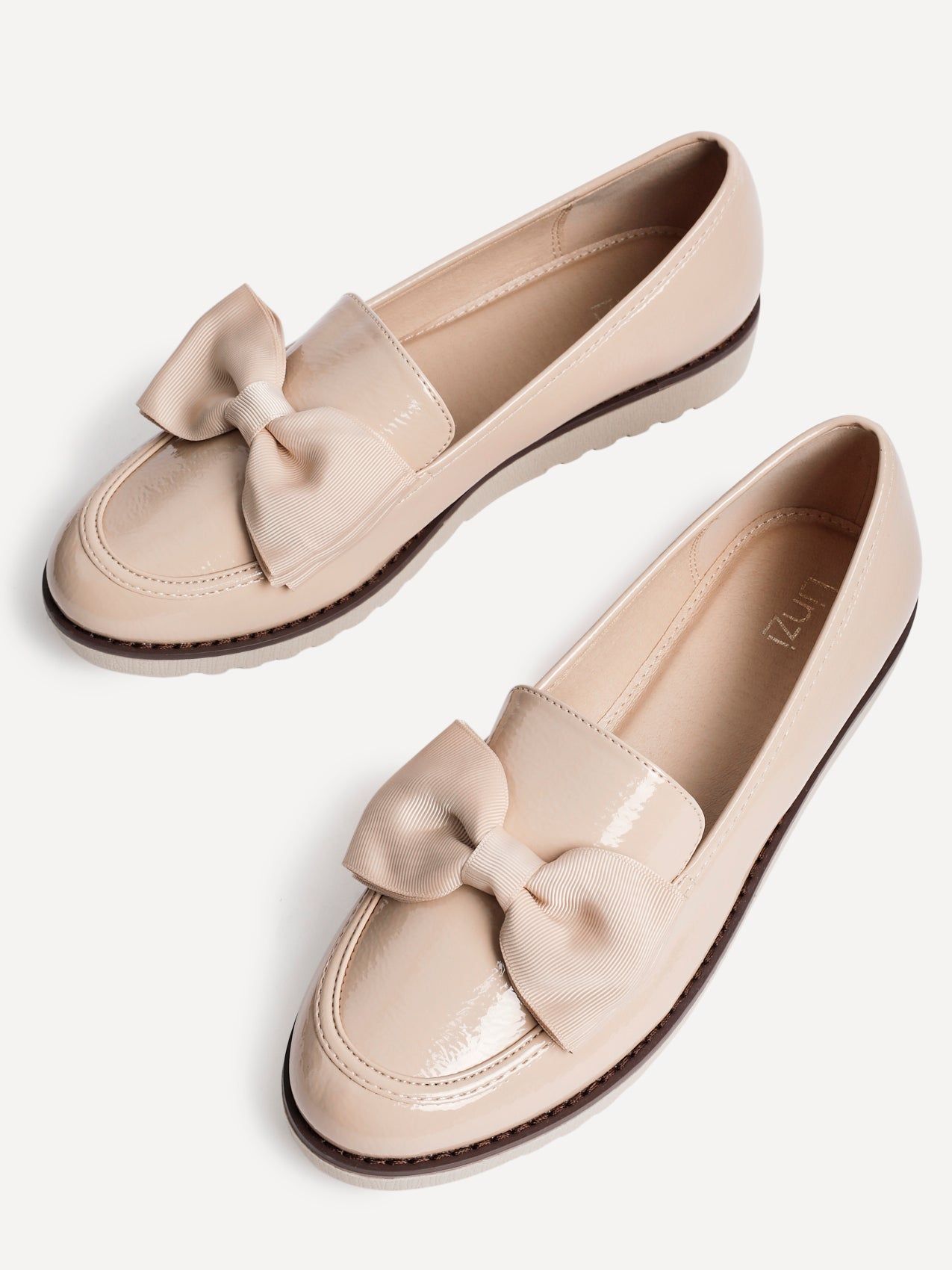 Linzi Cathy Mocha Patent Loafers image 5