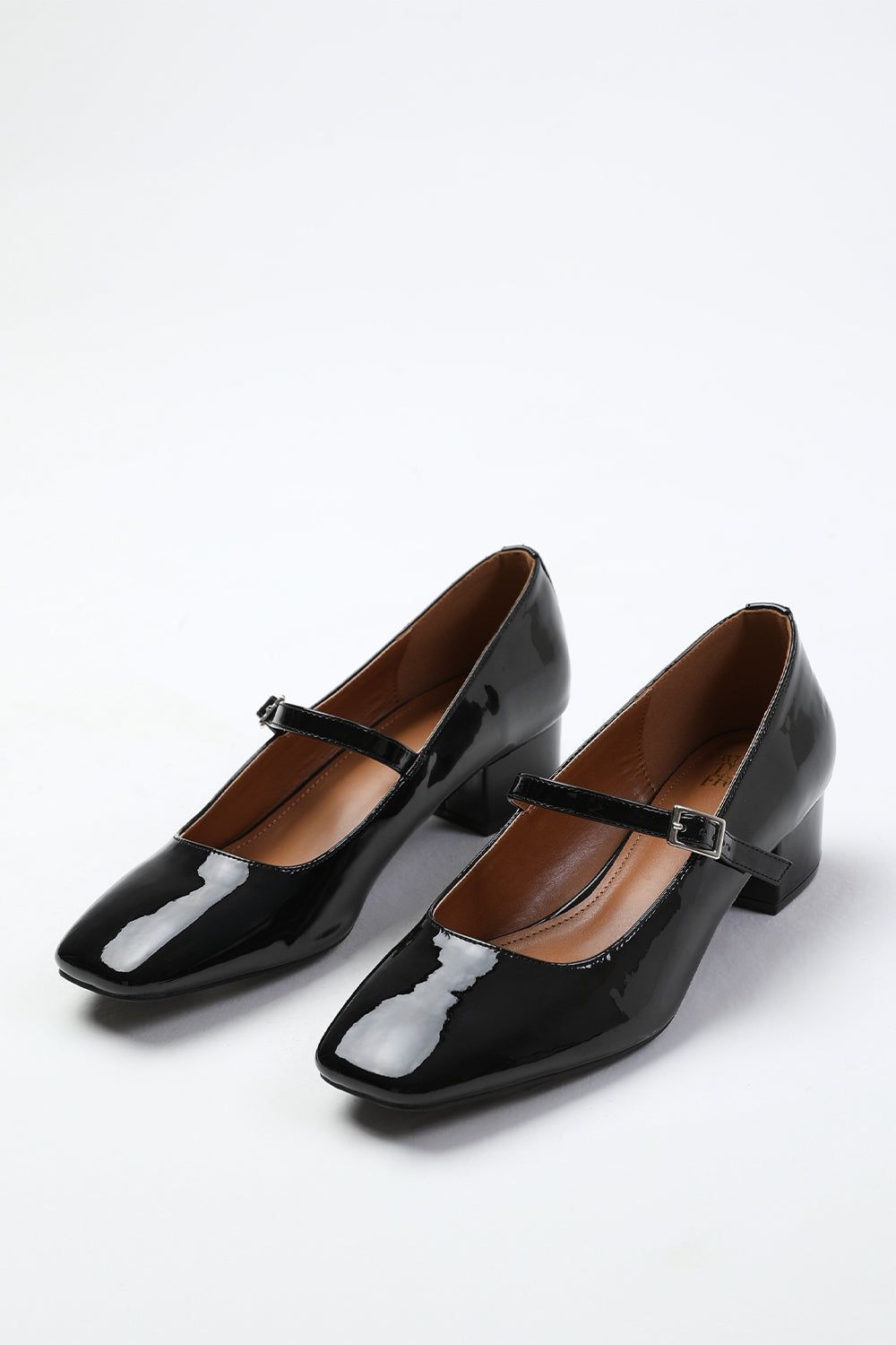 Where's That From 'Oslo' Low Block Heel With Strap And Square Toe image 3