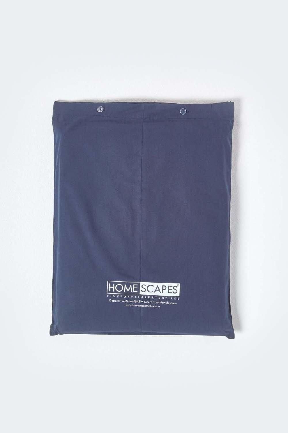 Homescapes Egyptian Cotton Duvet Cover with Pillowcase, 200 TC image 6