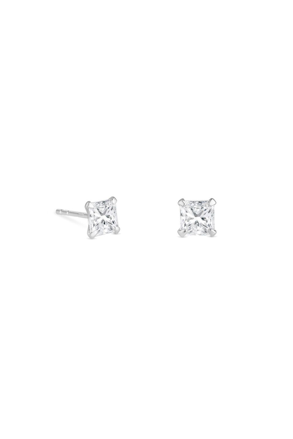 Simply Silver Sterling Silver 925 Cubic Zirconia Stud Earrings image 1