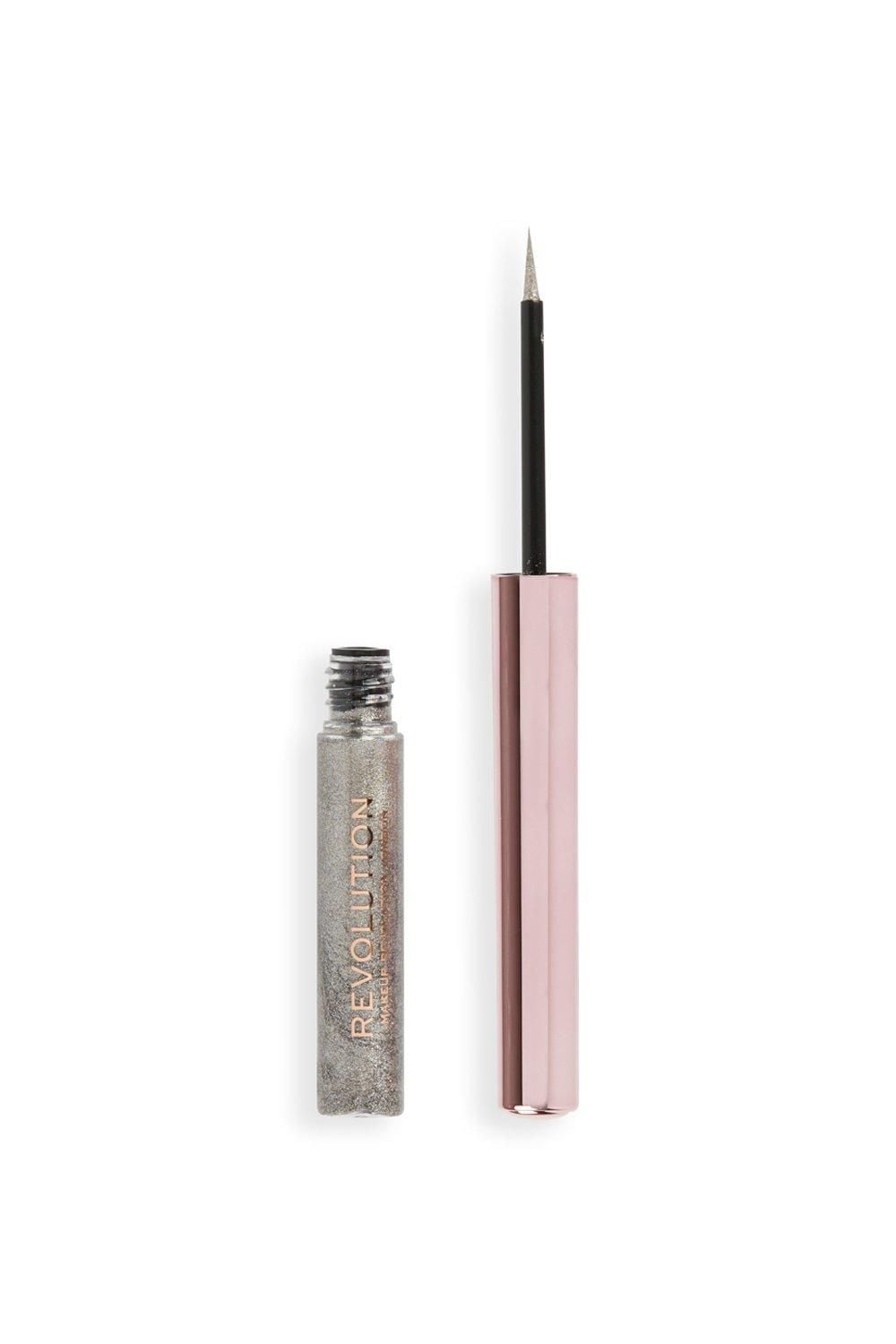 Revolution Super Flick Liquid Eyeliner Silver image 1