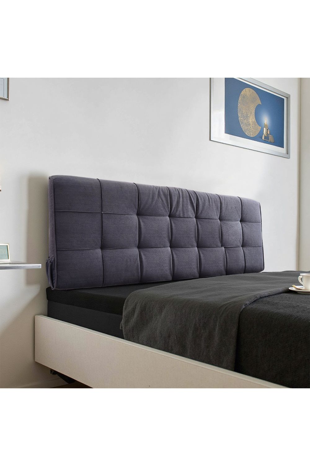 Living and Home Soft Headboard  pillow Cushion with Removable Cover image 4