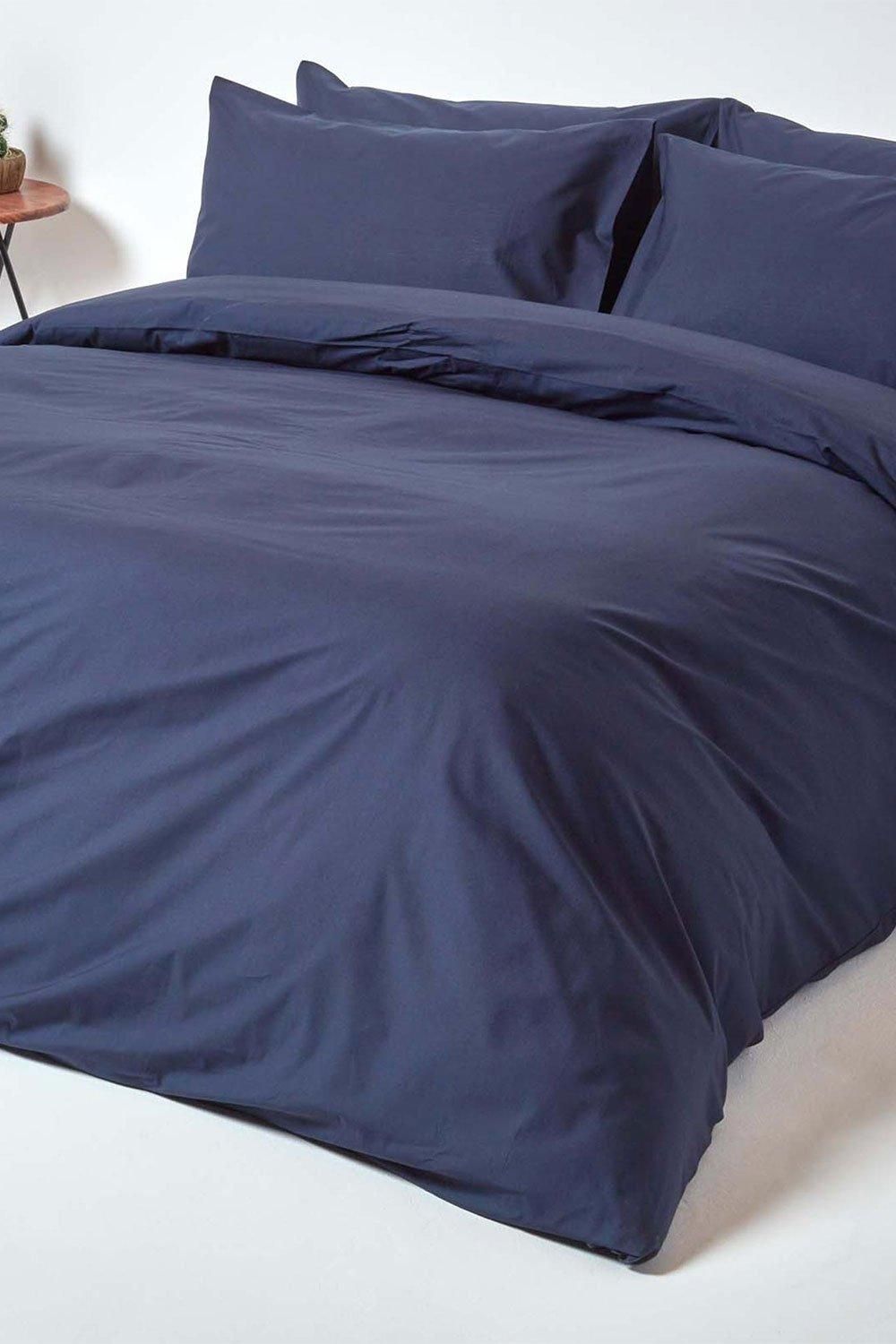 Homescapes Egyptian Cotton Duvet Cover with Pillowcase, 200 TC image 2