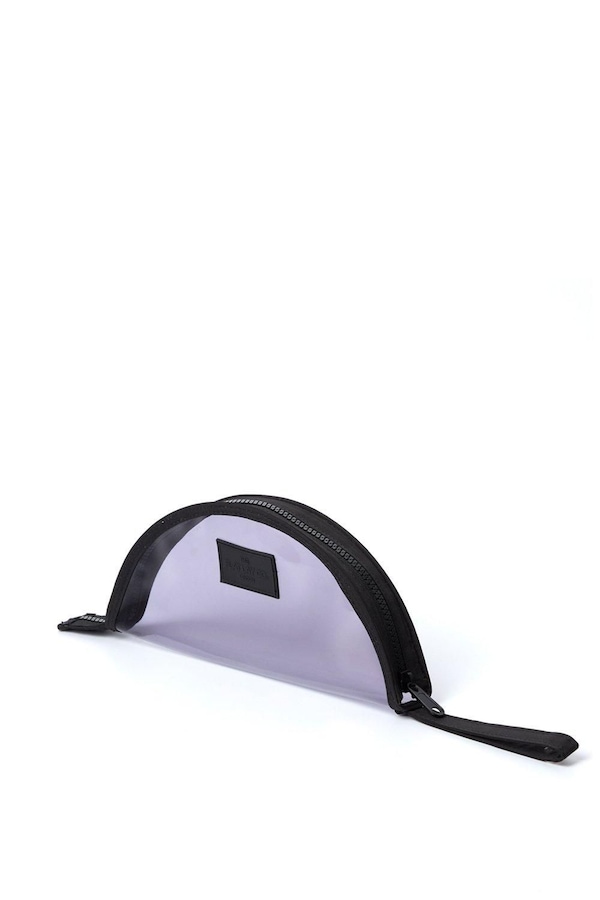 The Flat Lay Co Lunar Pouch in Black Black