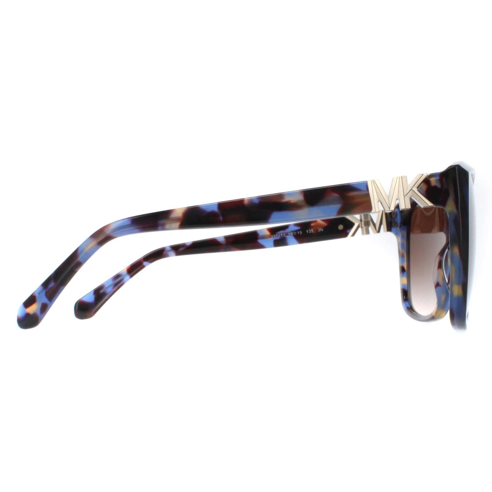 Michael Kors Square Bright Blue Tortoise Brown Gradient MK2201 Malia image 4