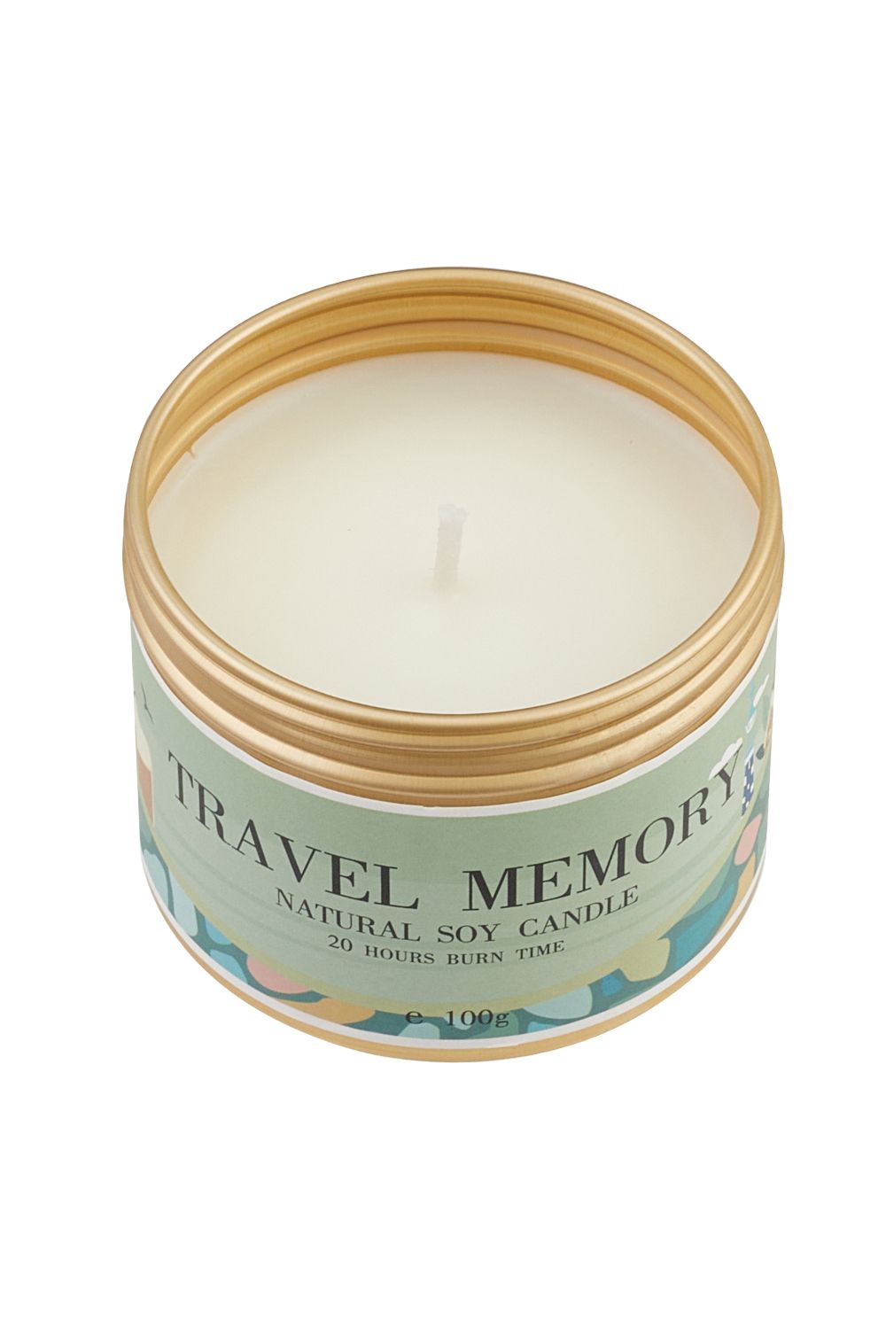 SHEONLY Kiwi Fruit Soy Wax Scented Candle in Aluminum Tin image 4