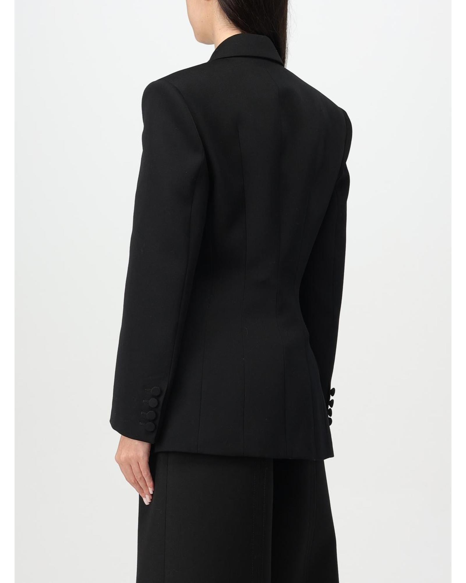 Valentino Structured DoubleBreasted Blazer Wo - Black Jackets image 3
