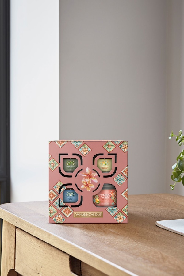 Yankee Candle Small Tumbler 3 Filled Votive Gift Set Multi