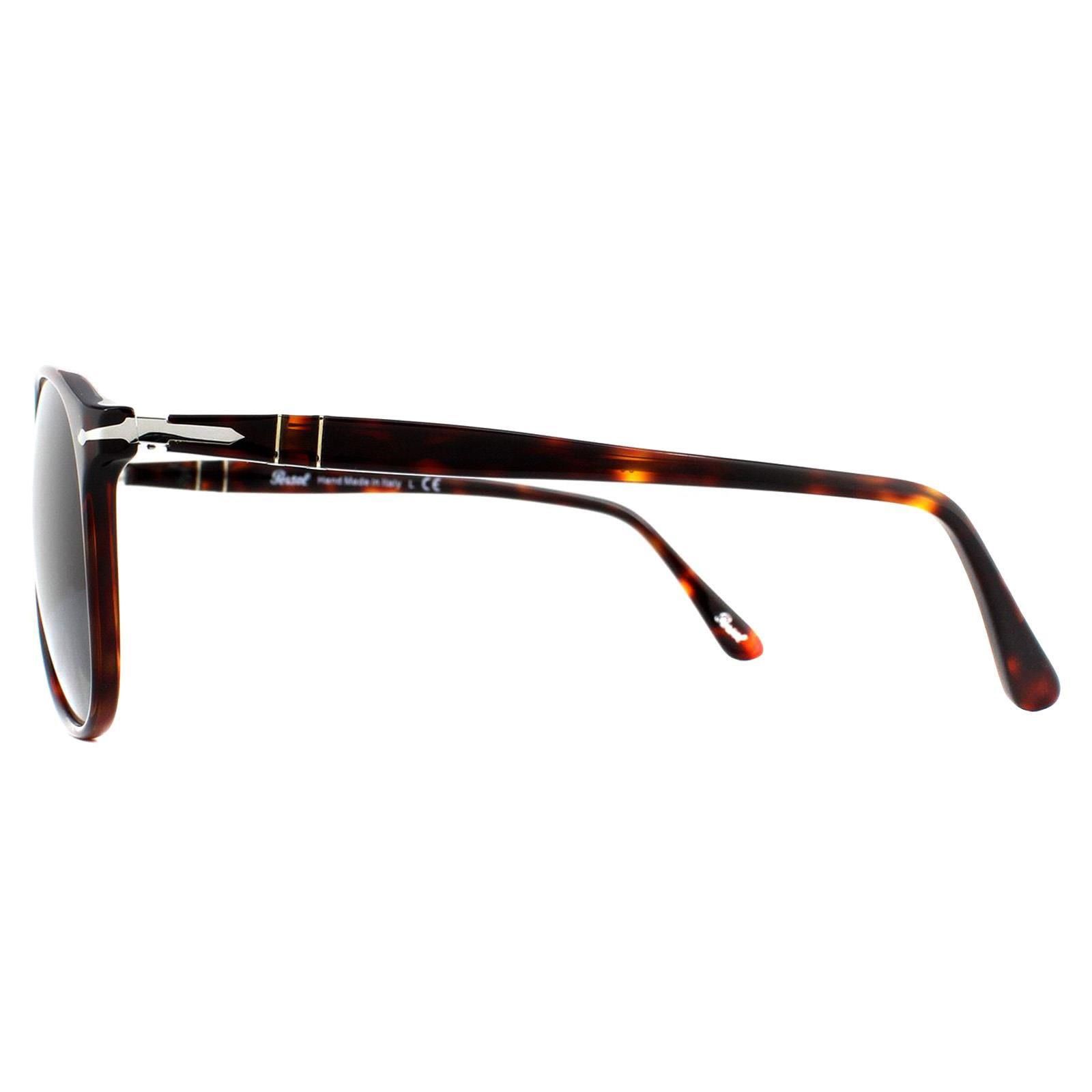 Persol Round Havana Grey Sunglasses image 3