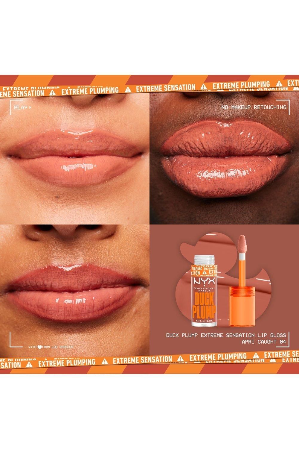 NYX Professional Makeup Duck Plump Lip Plumping Gloss Apri_caught image 5