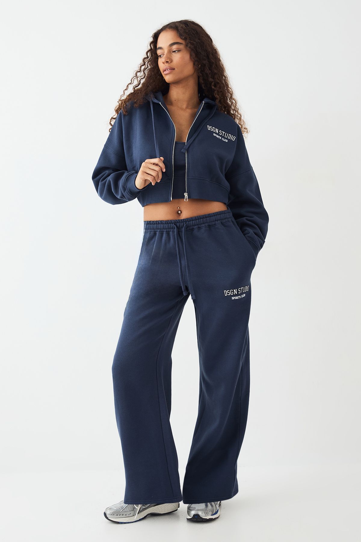 DSGN Studio DSGN Studio Applique 3 Piece Tracksuit Navy image 1