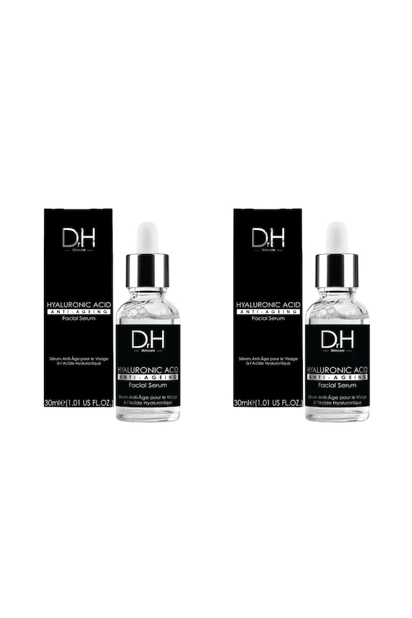 Dr H Anti-Ageing Hyaluronic Acid Facial Serum 30ml x 2 Duo Set