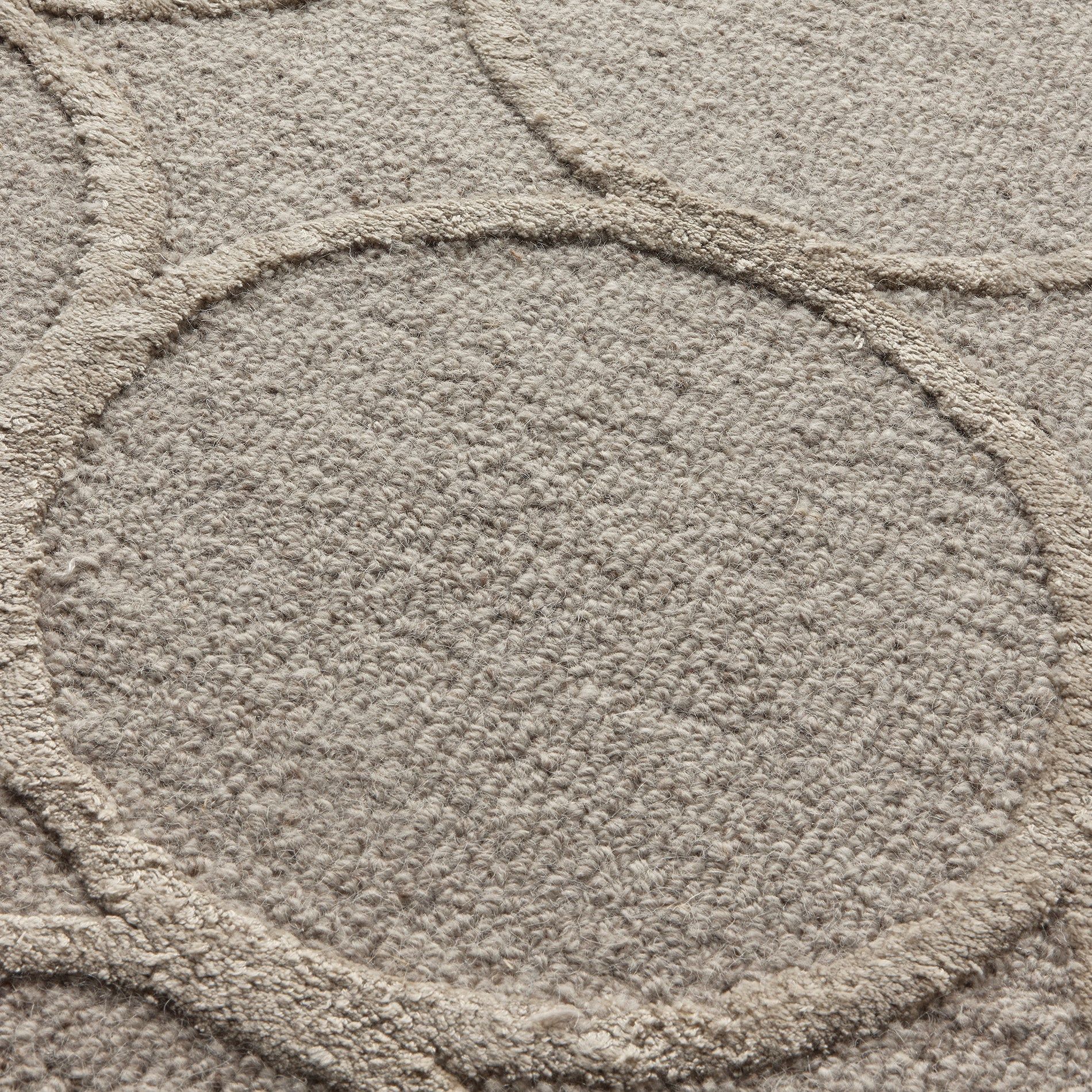 Industville Alva Hand Tufted Wool and Viscose Rug  -  Brown image 6