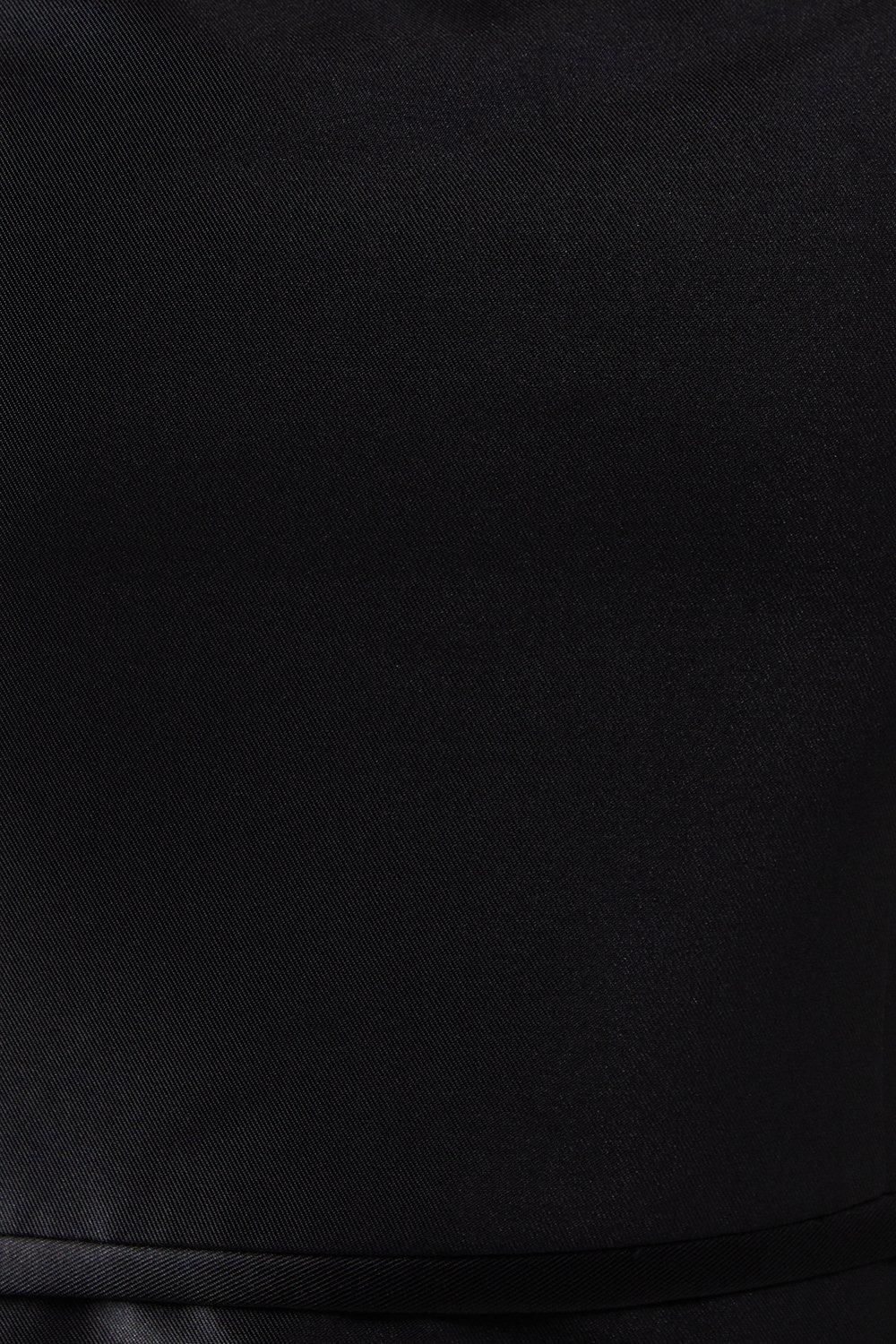 Coast Bow Detail Twill Column Bridesmaid Dress Black image 5