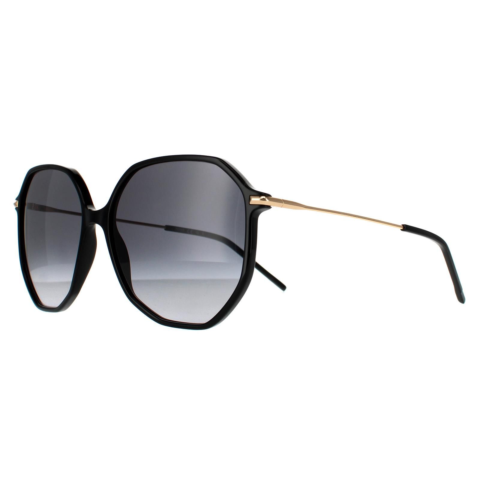 Hugo Boss Round Black Gold Dark Grey Gradient 90041091 image 2