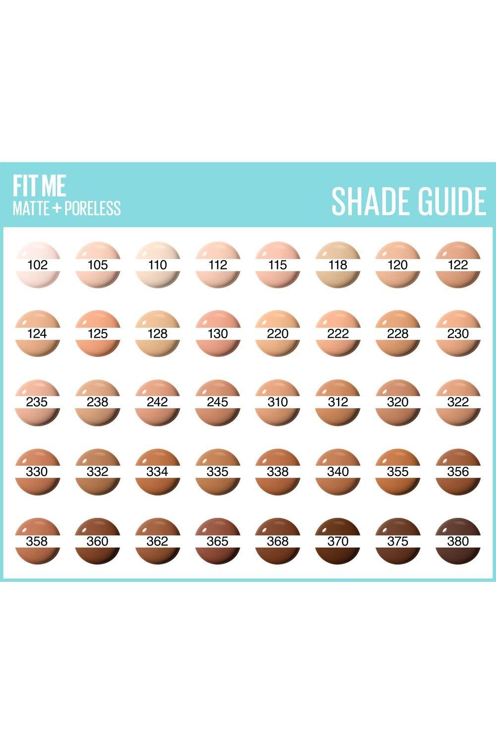 Maybelline Fit Me Matte & Poreless Full Coverage Matte Blendable Normal to Oily Skin Foundation 335 Classic Tan image 8