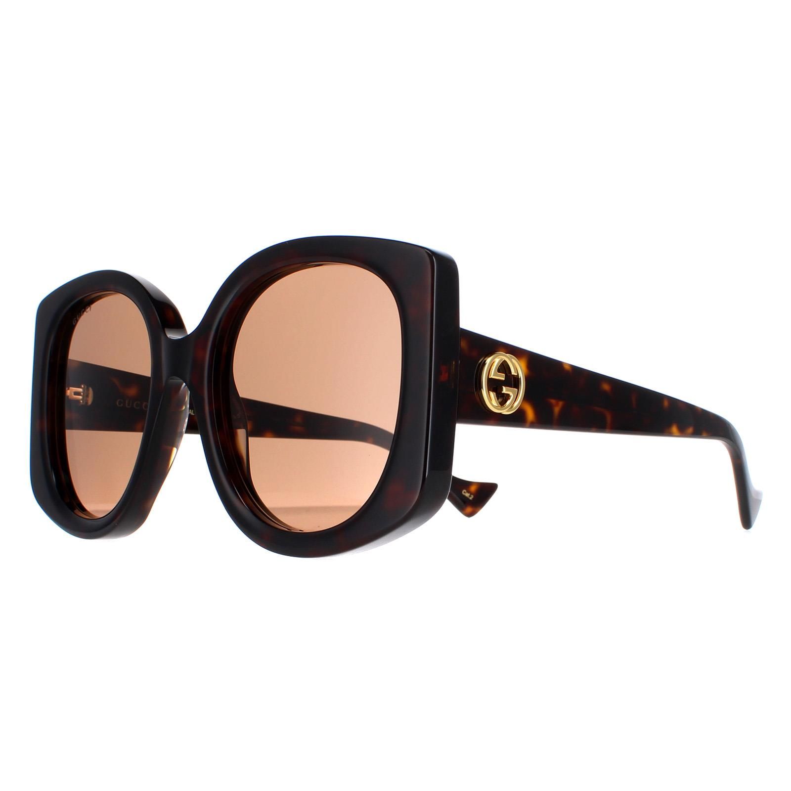 Gucci Round Dark Havana Brown GG1257S image 2
