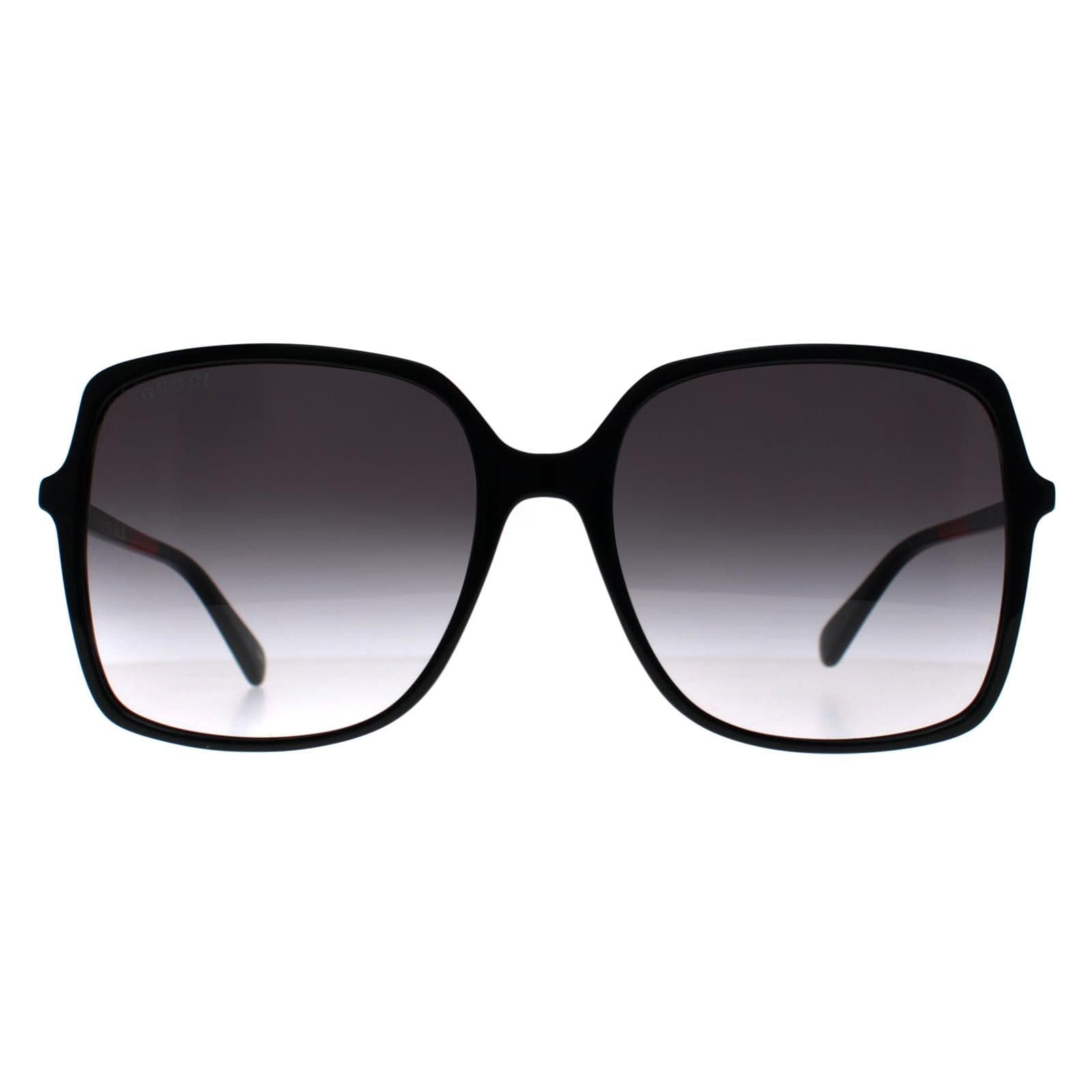 Gucci Square Black Grey Gradient GG0544S image 1